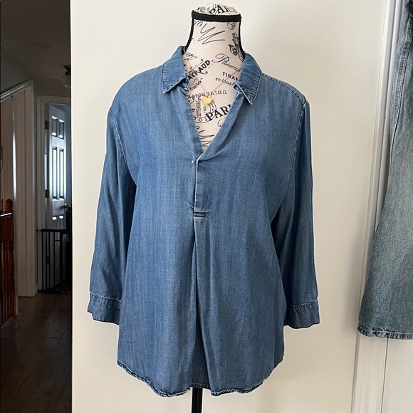 Liverpool Jeans Company Tops - Liverpool Jeans Company Blue Denim Tunic